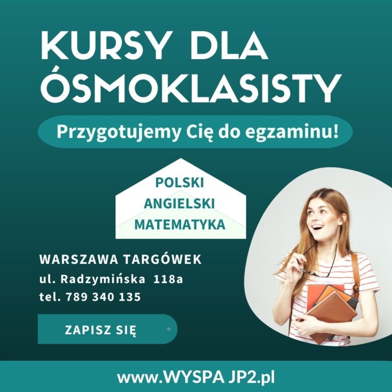 kurs przygotowawczy do egzaminu ósmoklasisty Wyspa JP2